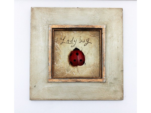 Tablou vechi  "Lady bug"